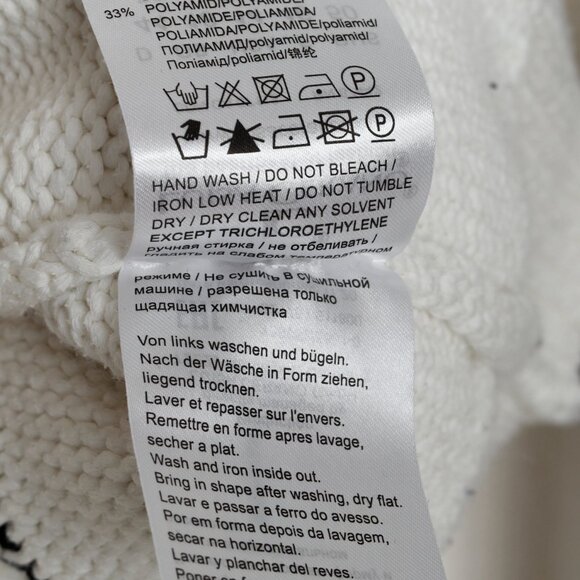 Luisa Cerano Cream Brown Animal Heart Print Pullover - Picture 10 of 11